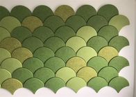Akustischer Filz 100% deckt des Polyester-3d Kubikplatte für Wand-Dekoration mit Ziegeln