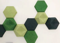 Dekorative schalldämpfende Wände des Hexagon-Polyester-3D