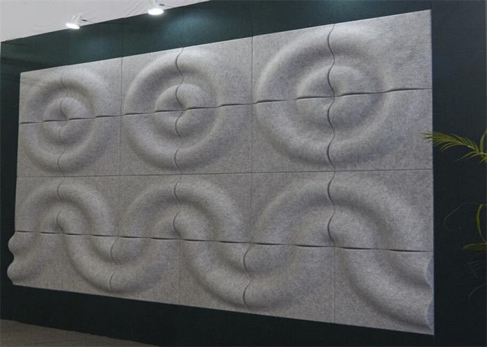 Flammhemmende akustische 3d Wand-lärmabsorbierende Wand-Kunst-Wärmedämmung