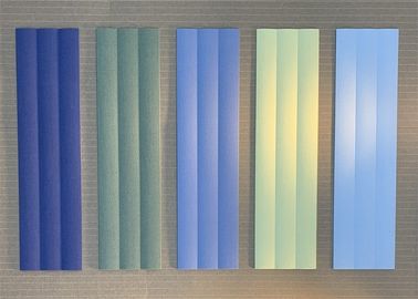 Polsterungs-Gewebe wickelte akustische Wände, dauerhafte Fassadenelemente der Wand-3d ein