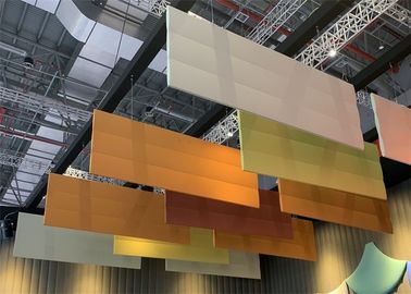 Filz-Decke des langlebigen Gutes verwirrt Schallabsorption, multi farbige hängende Ton-Leitbleche
