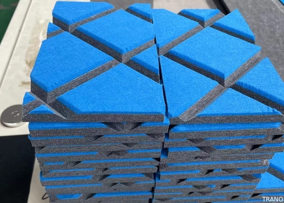 Wickelte Polyester-Polsterungs-Gewebe 100% akustische 3D Wände GB8624B1 ein