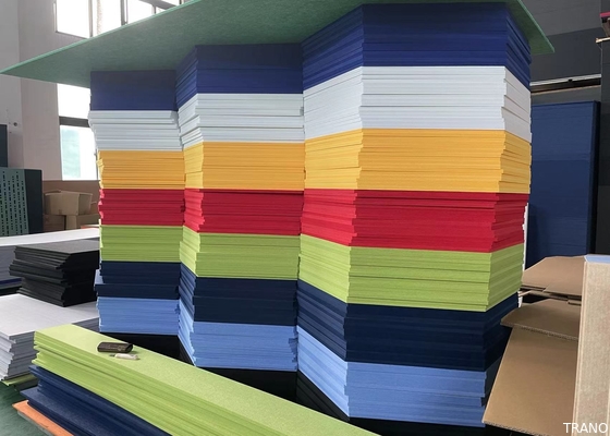 Der Ton, der 100% aufbereitetes Polyester HAUSTIER verringert, glaubte akustischen Platten