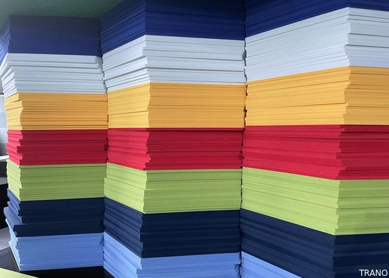 Industrielle absorbierende Größe der Polyester-akustischen Platten-4x8