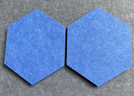 EN13501 12mm Hexagon Schalldämpfende Wandfliesen Dekorativ Öko-freundlich Für Sound Studio